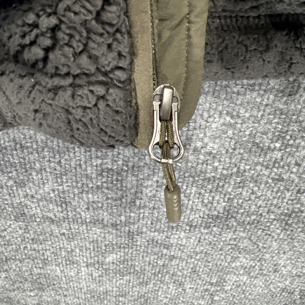 The North Face Campshire Jacket Men's XL Sherpa Fleece Full Zip High Pile Olive - Picture 14 of 16